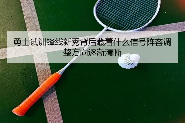 勇士试训锋线新秀背后藏着什么信号阵容调整方向逐渐清晰 - YU LE